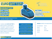 Tablet Screenshot of eurobattery.net
